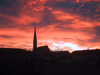 Wolken über Westmünster